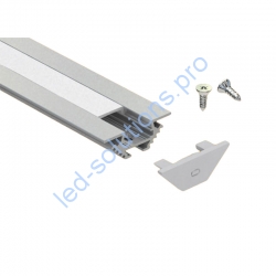 Профиль для ленты алюминиевый ALH-09S-1020/30/10,4mm-FR