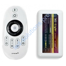 WiFi контроллер двухцветный для LED, 4 зоны, 12÷24В, 2*6А (12А), с кнопочным пультом