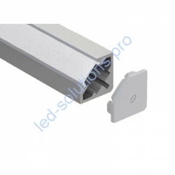 Профиль для ленты алюминиевый ALH-06S-1020/19/19mm-FR