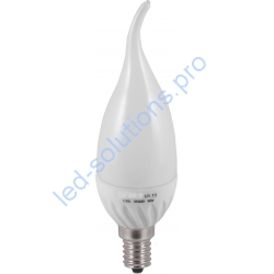 Светодиодная лампа свеча E14-3.5W/220V/120°, 270-300lm