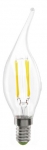 Светодиодная лампа свеча на ветру Filament  Е14-4W/220V/360°, 420-480lm