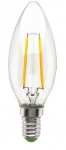 Светодиодная лампа свеча  Filament  Е14-4W/220V/360°, 420-480lm