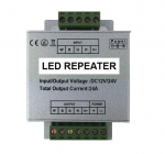 LED усилитель (повторитель сигнала) RGB+W, 12÷24В, 4*6А (24А)